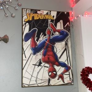 Spider-man wall decor.